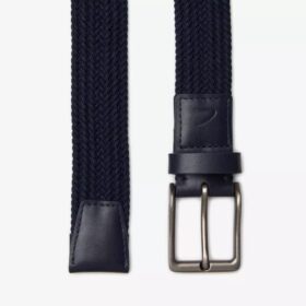 Braided Fabric Web Belt Navy Belts Us
