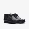 Kids Wallabee Boot Older Black Leather Wallabee Kids Wallabee Boot Older Black Leather Wallabee