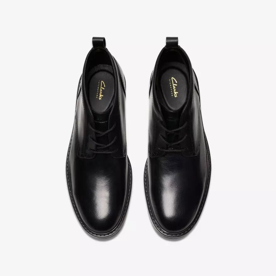 Men’s Aldwin Chukka Black Leather Boots Us Men’s Aldwin Chukka Black Leather Boots Us