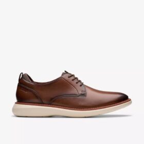 Men’s Brantin Plain Dark Tan Leather Oxfords Men’s Brantin Plain Dark Tan Leather Oxfords