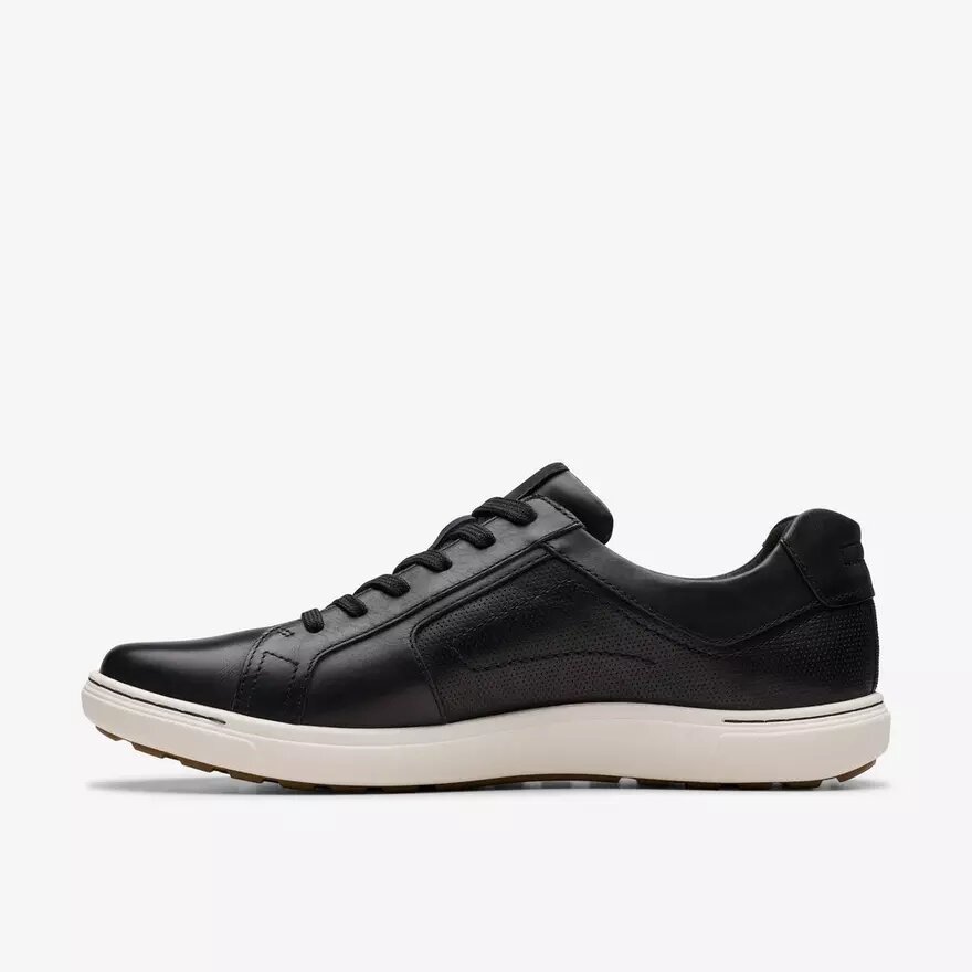 Men’s Mapstone Lace Black Leather Sneakers Men’s Mapstone Lace Black Leather Sneakers