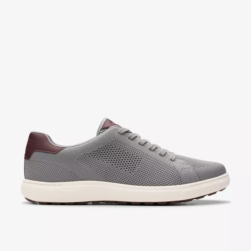 Men’s Mapstone Lace Grey Knit Sneakers Men’s Mapstone Lace Grey Knit Sneakers