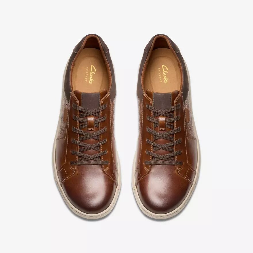 Men’s Mapstone Lace Tan Leather Sneakers Men’s Mapstone Lace Tan Leather Sneakers