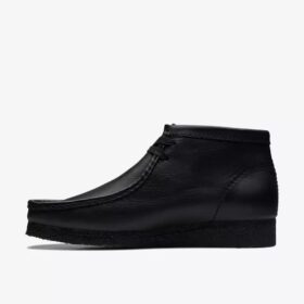 Men’s Wallabee™ Boot Black Leather Boots Men’s Wallabee™ Boot Black Leather Boots
