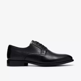 Mens Bowburn Lace Black Leather Oxford Mens Bowburn Lace Black Leather Oxford