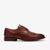 Mens Bowburn Tip Tan Leather Oxford Shoes Mens Bowburn Tip Tan Leather Oxford Shoes