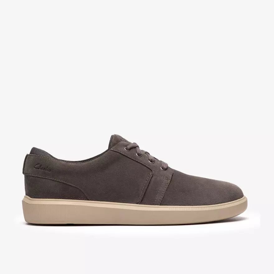 Mens Brodin Seam Grey Suede Sneakers Mens Brodin Seam Grey Suede Sneakers