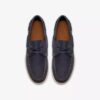 Mens Charmouth Lace Navy Nubuck Boat Shoes