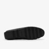 Mens Corsley Plain Black Leather Loafers