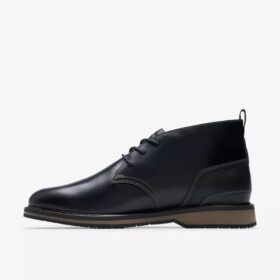 Mens Monahan Chukka Black Smooth Boots Mens Monahan Chukka Black Smooth Boots