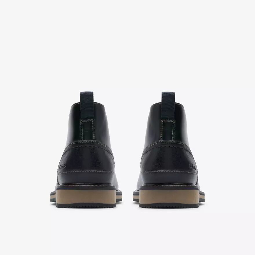Mens Monahan Chukka Black Smooth Boots Mens Monahan Chukka Black Smooth Boots