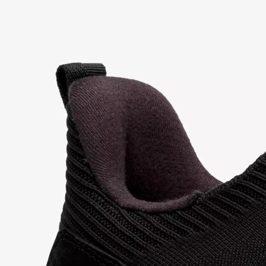 Mens Motion Trek in Black Knit Sneakers Mens Motion Trek in Black Knit Sneakers