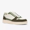 Mens Newick Lace Green Combination Sneakers