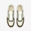 Mens Newick Lace Green Combination Sneakers