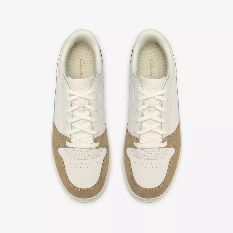 Mens Newick Lace White Combination Sneaker Mens Newick Lace White Combination Sneaker