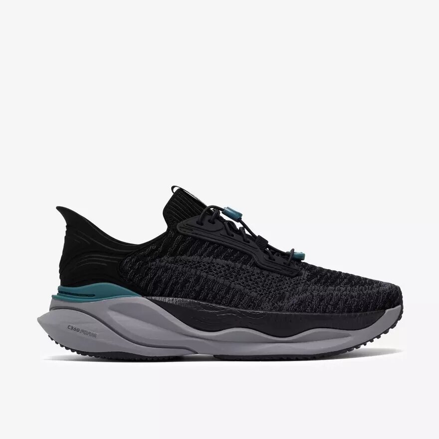 Mens Pace Rise Black Combination Sneaker Mens Pace Rise Black Combination Sneaker
