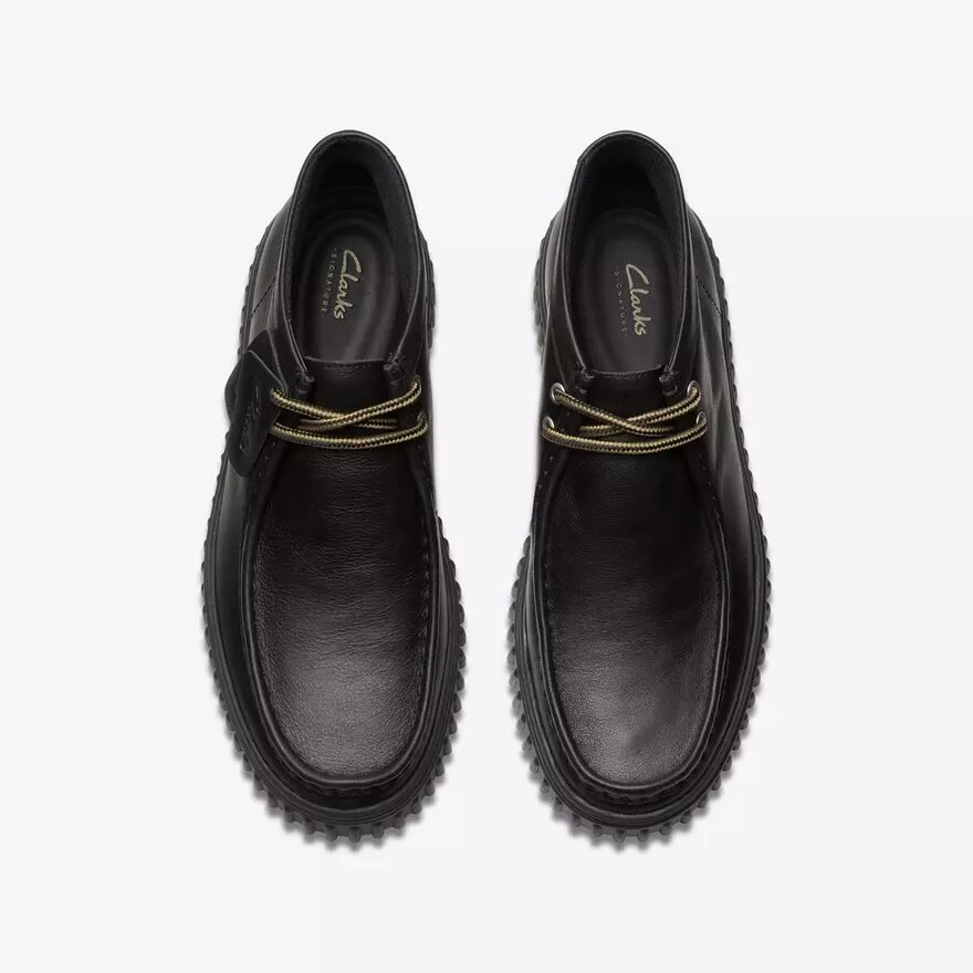 Mens Torhill Hi Black Leather Ankle Boots Mens Torhill Hi Black Leather Ankle Boots
