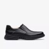 Mens Un Briley Step Black Leather Loafer| Clarks Mens Un Briley Step Black Leather Loafer| Clarks