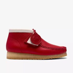 Mens Walla Boot Rb Red Leather Wallabees Mens Walla Boot Rb Red Leather Wallabees