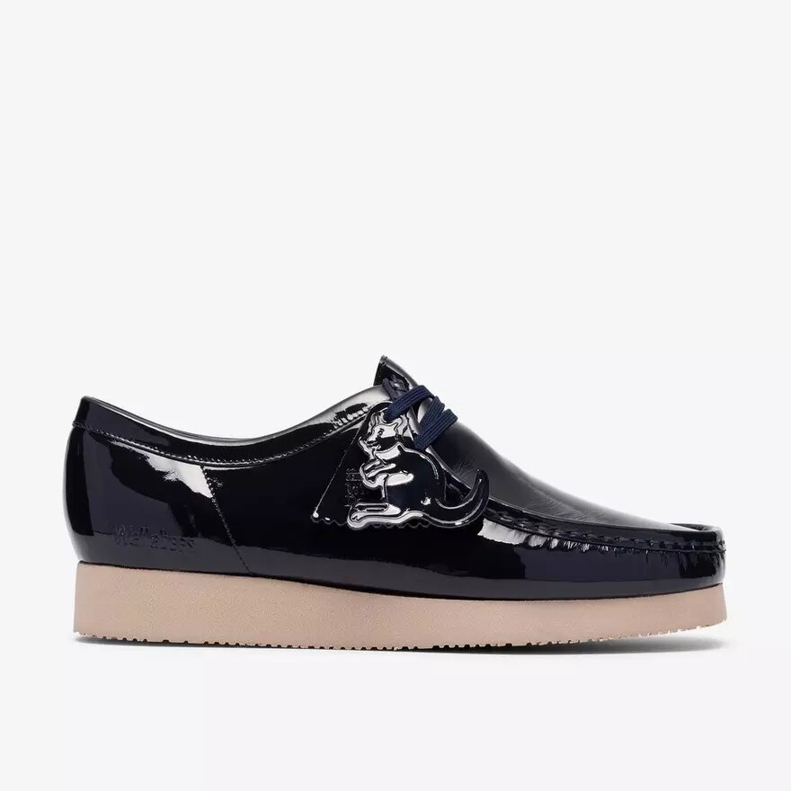 Mens Wallabee 2604 Navy Patent Wallabees Mens Wallabee 2604 Navy Patent Wallabees
