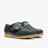 Mens Wallabee Rb Dark Green Leather Wallabees Mens Wallabee Rb Dark Green Leather Wallabees