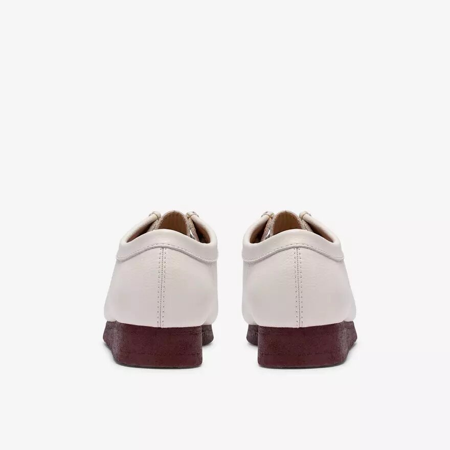 Mens Wallabee White Leather Mens Wallabee White Leather