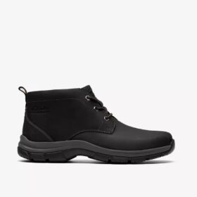 Mens Walpath Chukka Black Leather Boots Mens Walpath Chukka Black Leather Boots