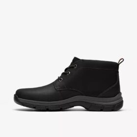 Mens Walpath Chukka Black Leather Boots Mens Walpath Chukka Black Leather Boots
