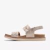 Women’s Arwell Glide Metallic Combination Flat Sandals