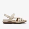 Women’s Cecily Strap Cream Leather Strappy Sandals Women’s Cecily Strap Cream Leather Strappy Sandals