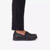 Women’s Ellowyn Penny Black Leather Slip Ons