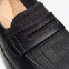 Women’s Ellowyn Penny Black Leather Slip Ons