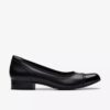Women’s Krystine May Black Leather Slip Ons