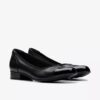 Women’s Krystine May Black Leather Slip Ons