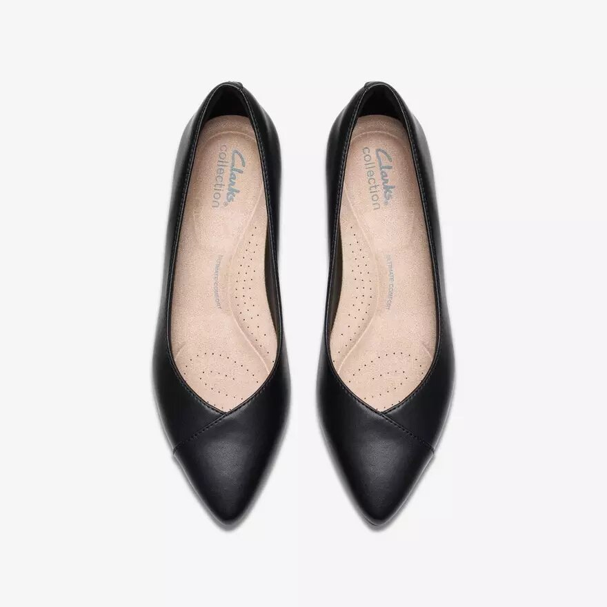 Women’s Natalyn Wish Black Leather Ballerina Flats Women’s Natalyn Wish Black Leather Ballerina Flats