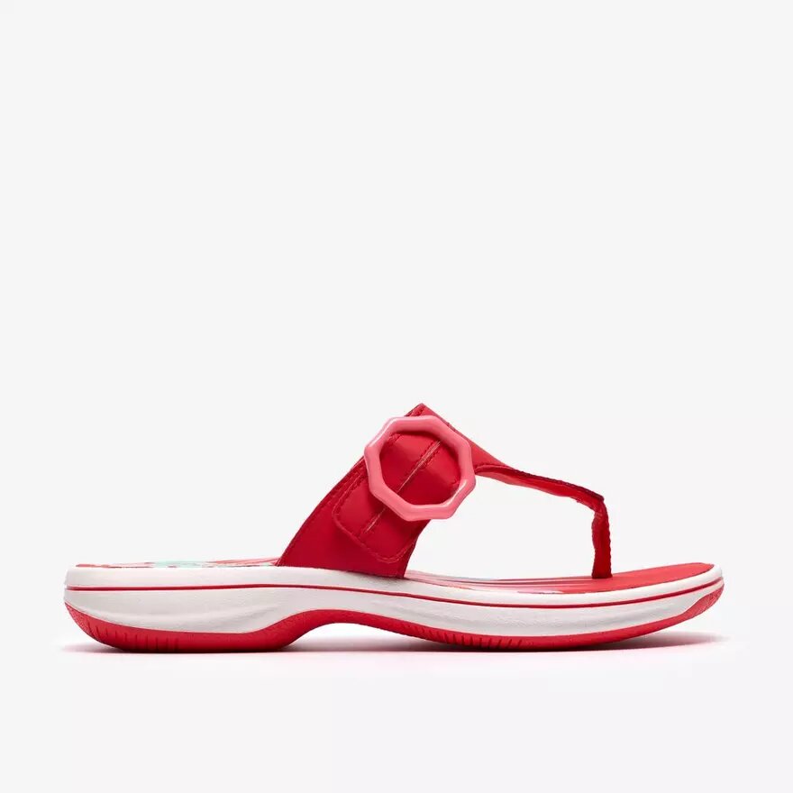 Womens Breeze Cove Poppy Red Flip Flop Womens Breeze Cove Poppy Red Flip Flop