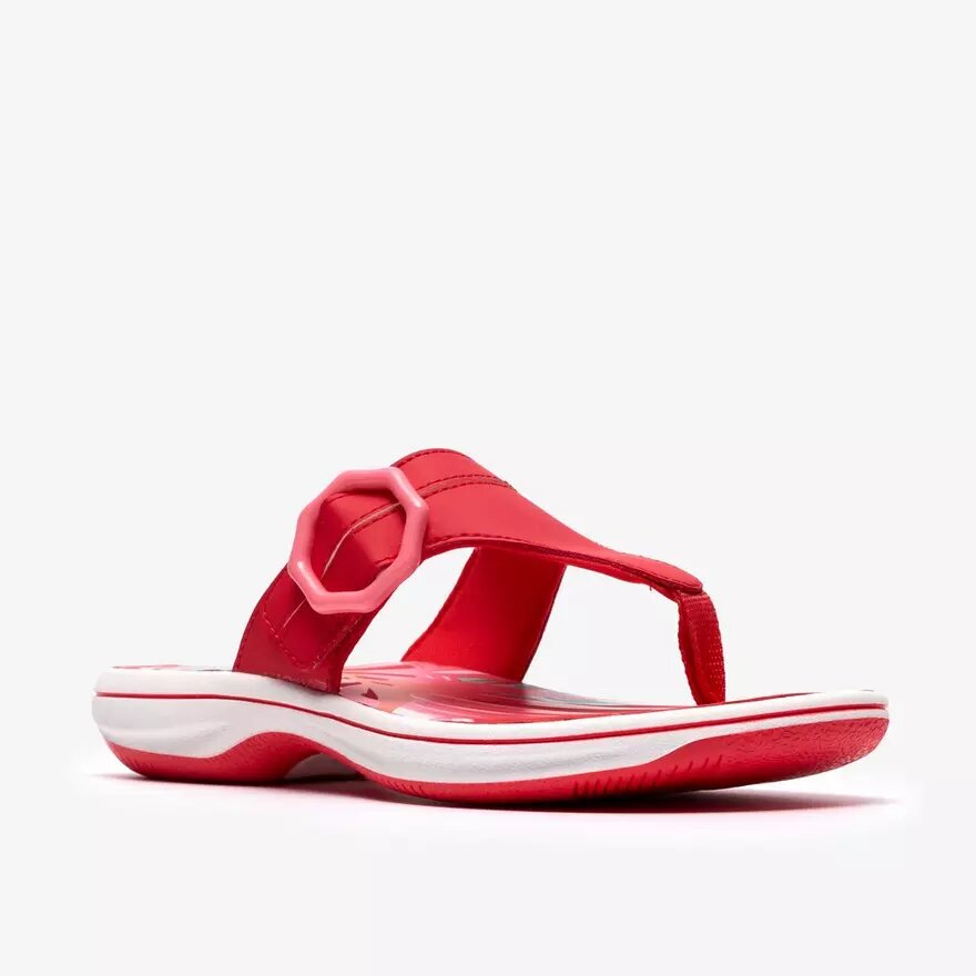 Womens Breeze Cove Poppy Red Flip Flop Womens Breeze Cove Poppy Red Flip Flop