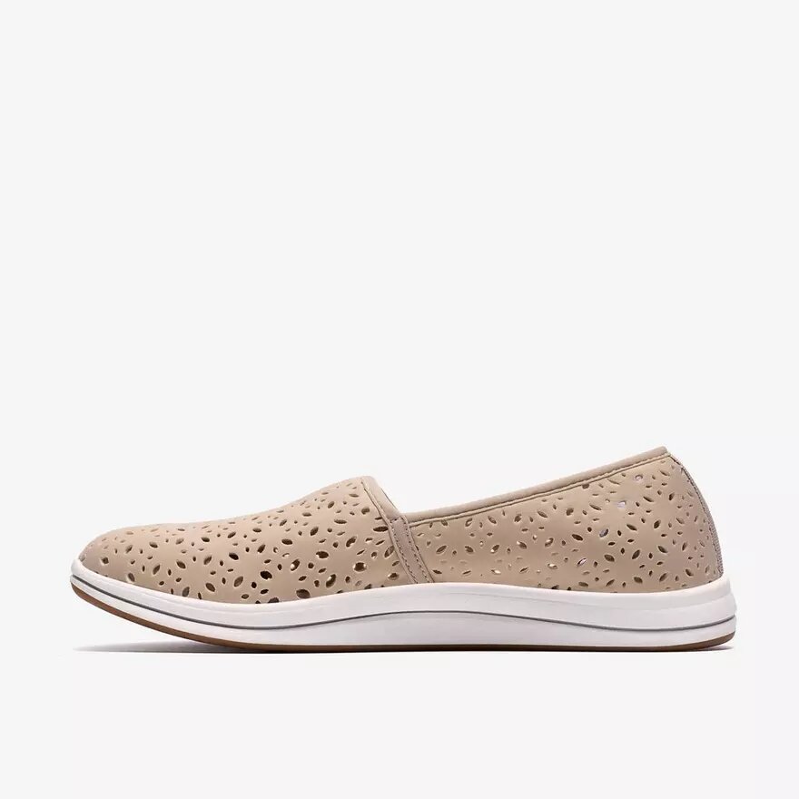 Womens Breeze Lily Light Taupe Slip Ons Womens Breeze Lily Light Taupe Slip Ons