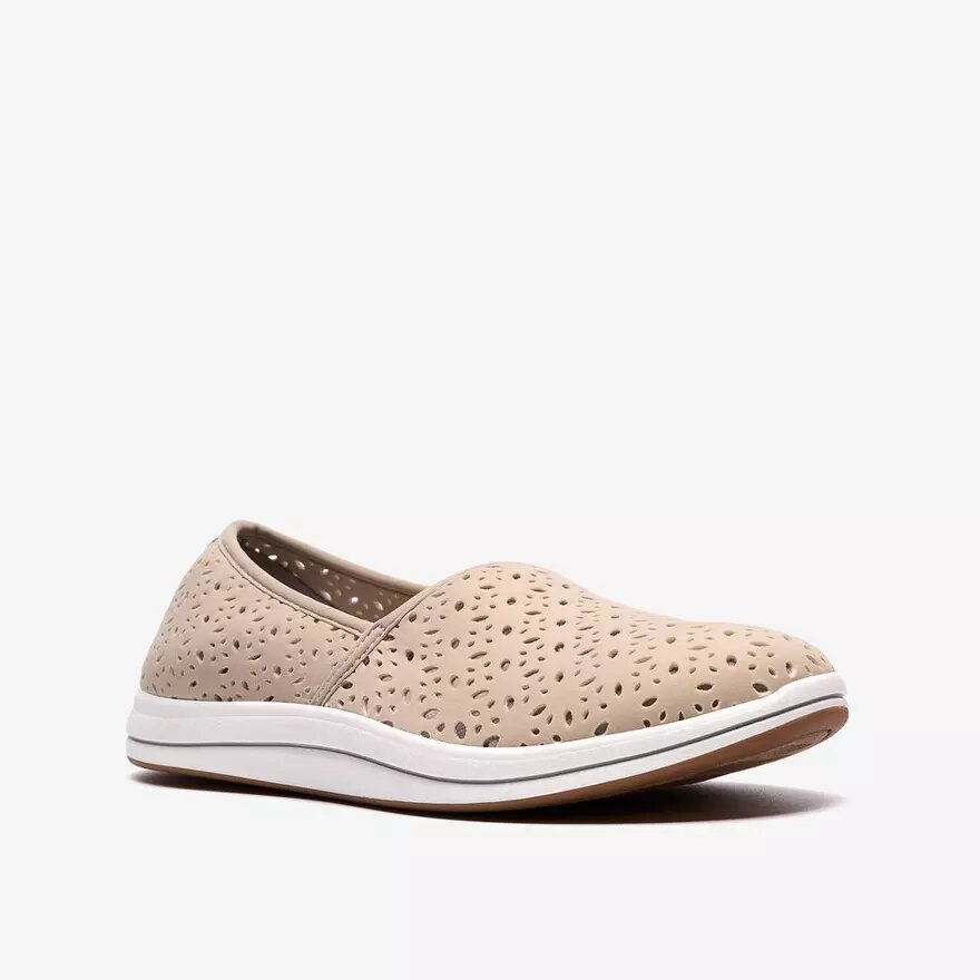 Womens Breeze Lily Light Taupe Slip Ons Womens Breeze Lily Light Taupe Slip Ons