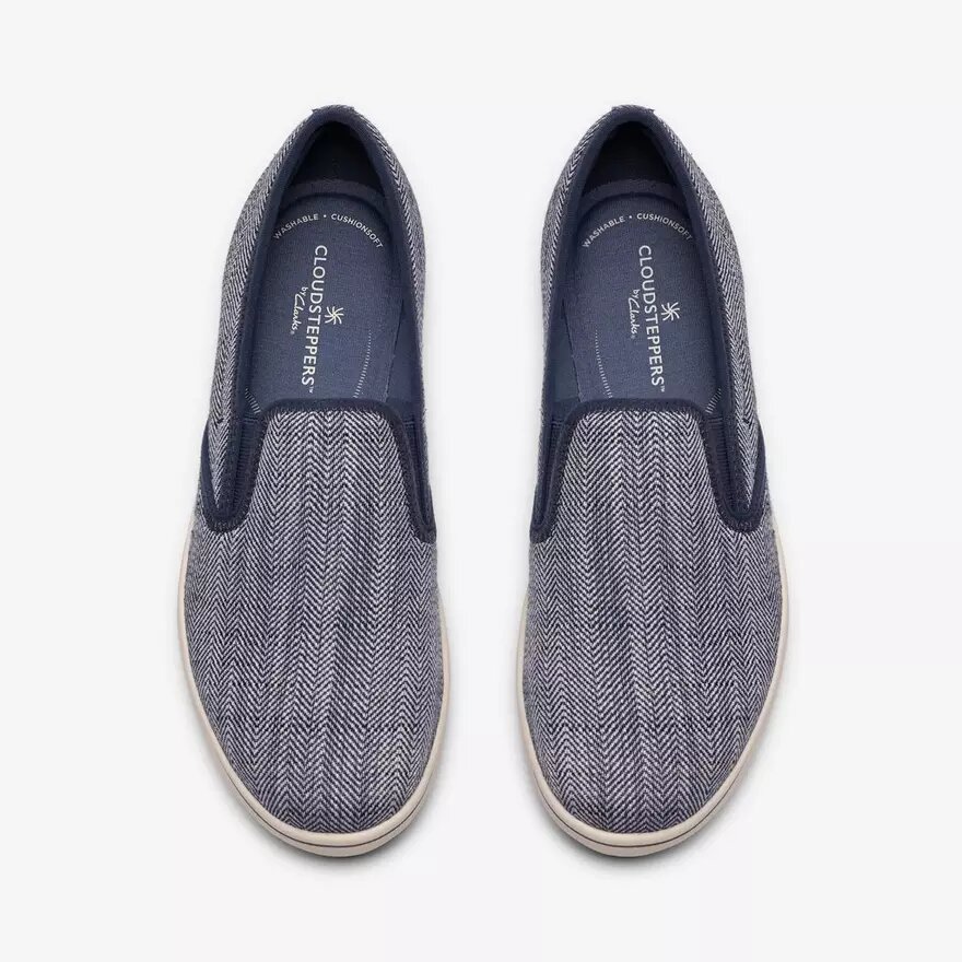 Womens Breeze Sky Zoe Navy Canvas Slip-Ons Womens Breeze Sky Zoe Navy Canvas Slip-Ons