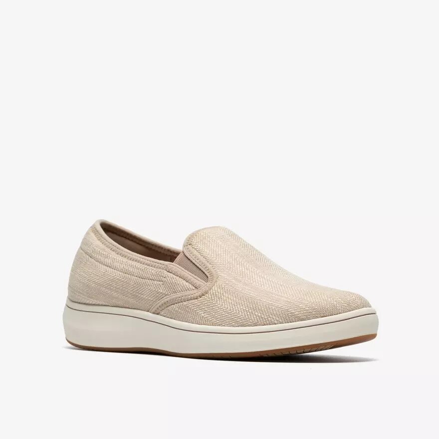 Womens Breeze Sky Zoe Sand Canvas Slip-Ons Womens Breeze Sky Zoe Sand Canvas Slip-Ons