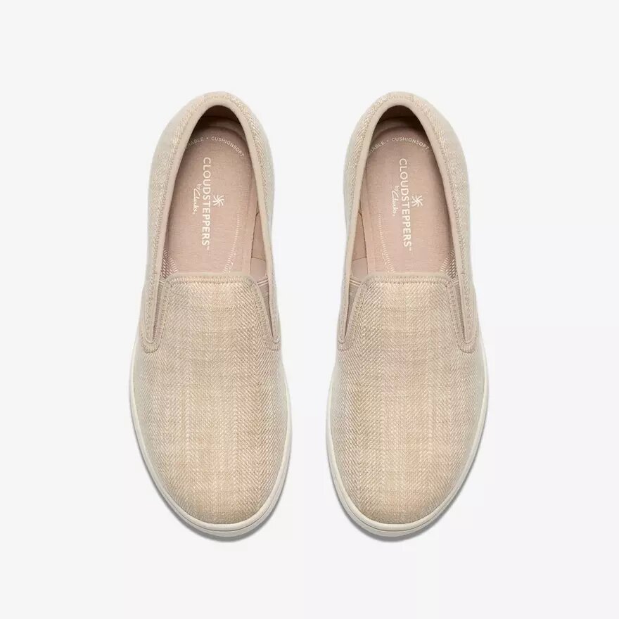 Womens Breeze Sky Zoe Sand Canvas Slip-Ons Womens Breeze Sky Zoe Sand Canvas Slip-Ons