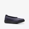 Womens Breezesky Air Navy Textile Slip-Ons Womens Breezesky Air Navy Textile Slip-Ons
