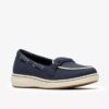 Womens Breezesky Bay Navy Canvas Loafers Womens Breezesky Bay Navy Canvas Loafers