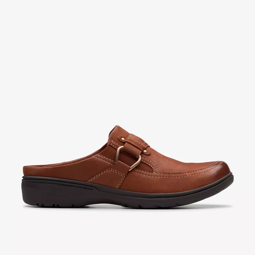 Womens Carleigh Viola British Tan Nubuck Clogs & Mules Womens Carleigh Viola British Tan Nubuck Clogs & Mules
