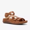 Womens Cecily Mix Beige Combination Flat Sandal