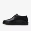 Womens Desert Trek Black Smooth Leather