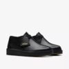 Womens Desert Trek Black Smooth Leather