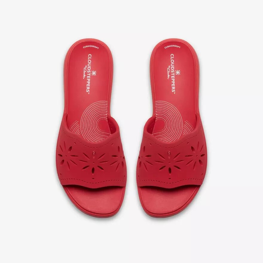 Womens Drift Floral Poppy Red Wedges Womens Drift Floral Poppy Red Wedges