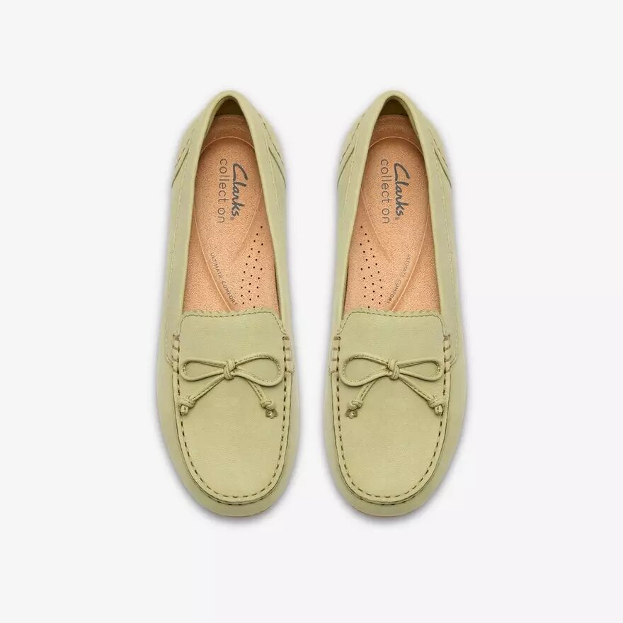 Womens Elliotte Sail Sage Nubuck Moccasins Womens Elliotte Sail Sage Nubuck Moccasins